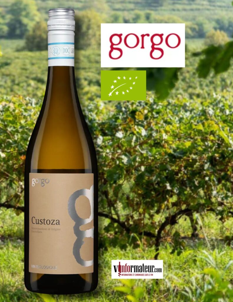 Custoza, Gorgo, Italie, Vénétie, vin blanc bio, 2023 bouteille