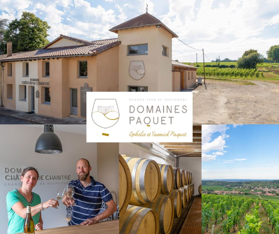 Domaine Château de Chaintré: Yannick Paquet, Ophélie Barbot, chai et vignobles