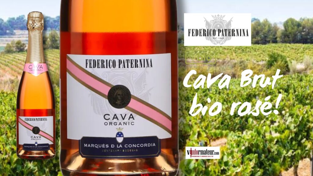 Cava, Brut Rosé bio, Federico Paternina, Espagne, DO Cava, 2019 bouteille