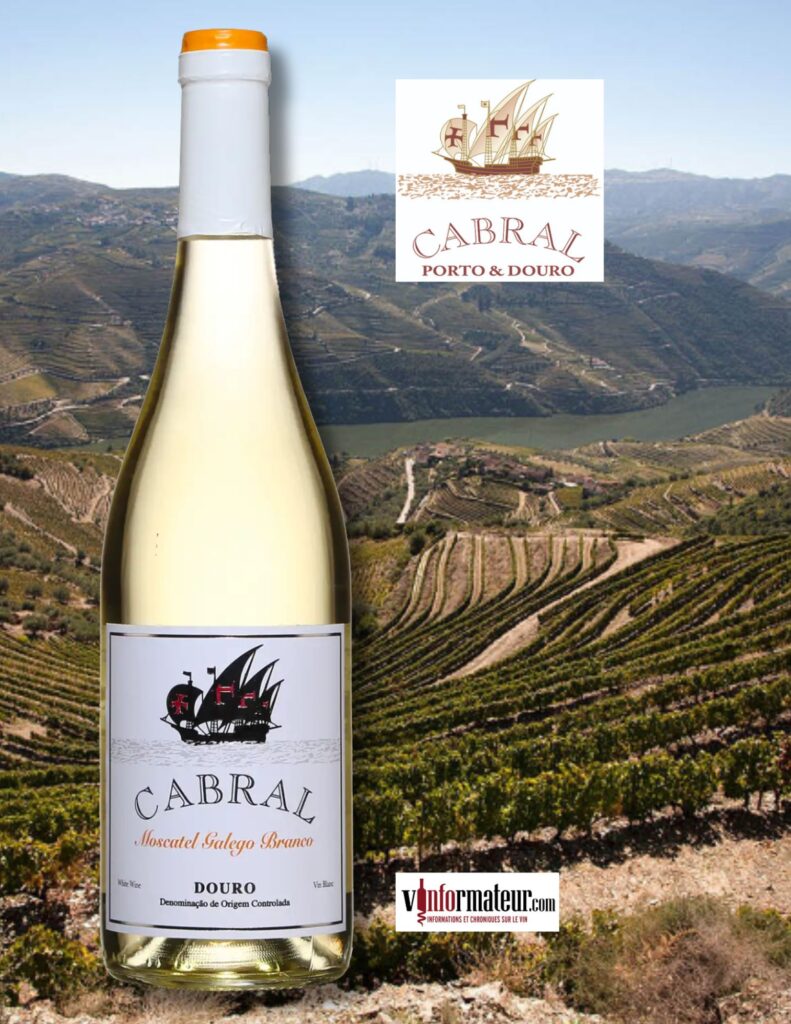 Moscatel Galego Branco, Cabral, Portugal, Douro DOC, vin blanc, 2023 bouteille