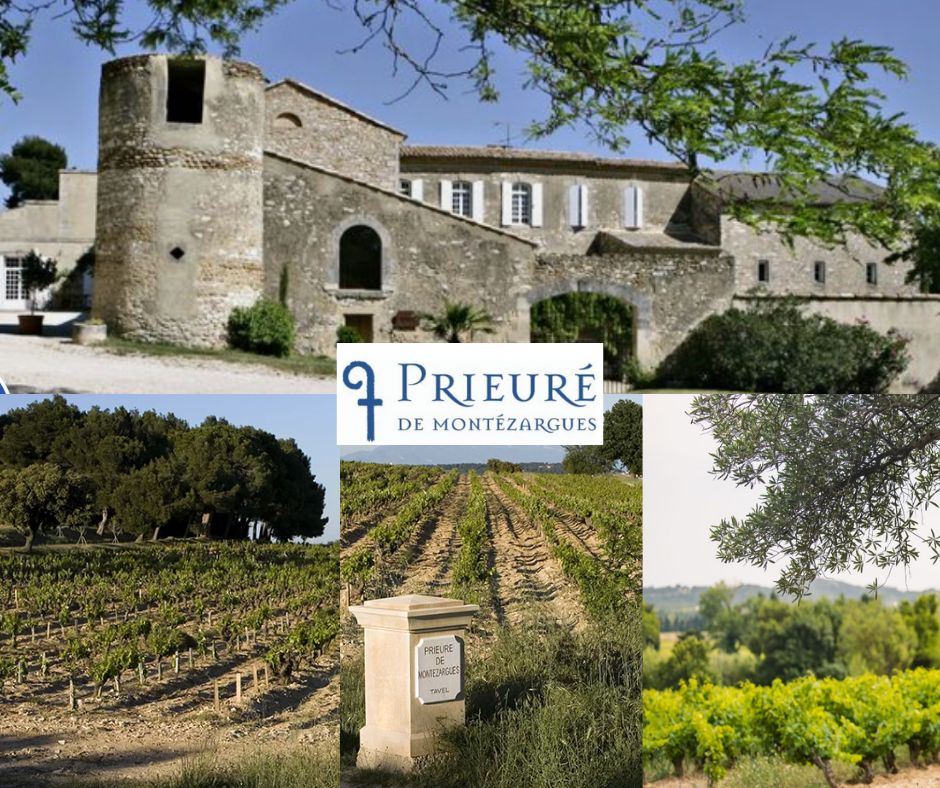 Prieuré de Montézargues: chai et vignobles