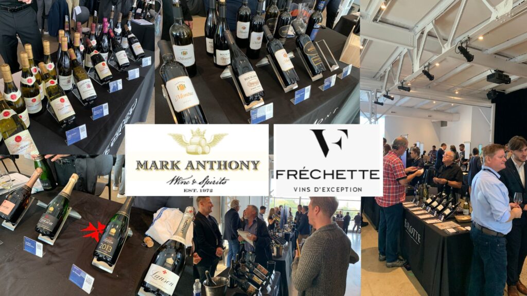 Mes 15 meilleurs vins de l’événement ‘’RDV Déclaration Fréchette et Mark Anthony’’.