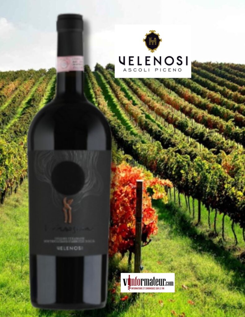 Verso Sera, Montelpulciano d’Abruzzo DOCG, vin rouge, Velenosi, 2020 bouteille