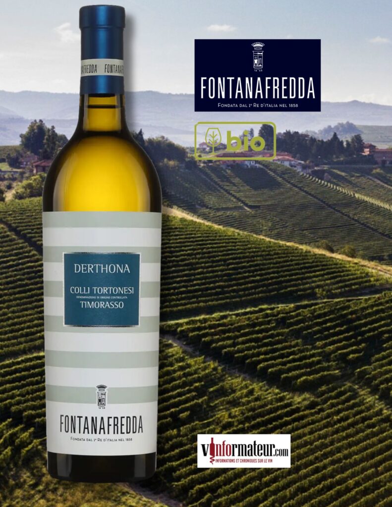 Fontanafredda, Timorrasso, Derthona, Colli Tortonesi DOC, vin blanc, 2021 bouteille