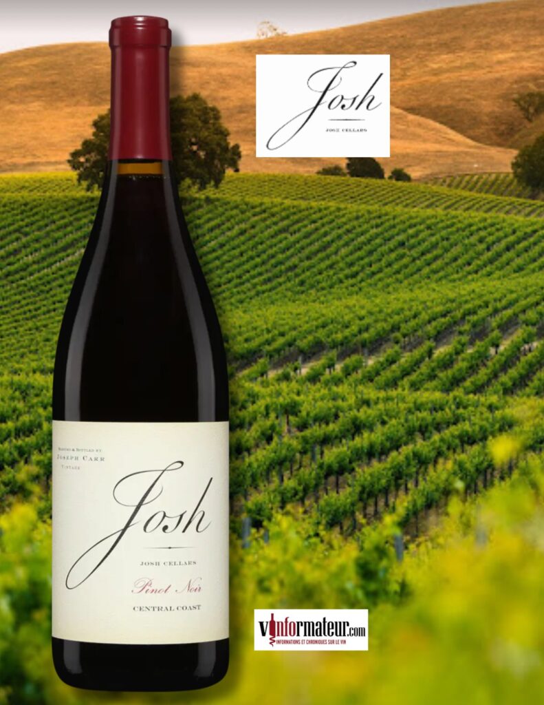 Pinot Noir, Josh, Californie, Central Coast, vin rouge, 2021 bouteille
