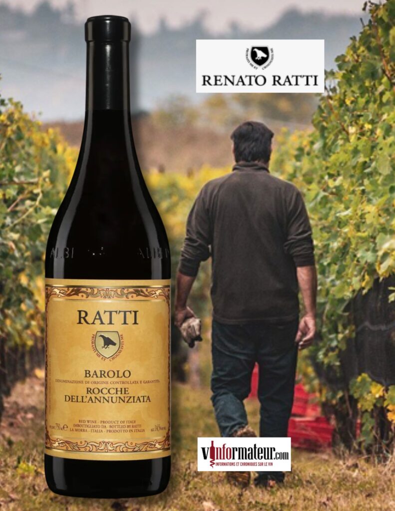 Renato Ratti, Rocche dell’Anunziata, Barolo DOCG, vin rouge, 2020 bouteille
