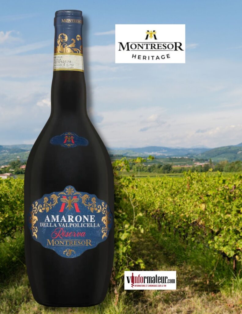 Montresor, Amarone della Valpolicella Riserva DOCG, Satinato, vin rouge, 2012 bouteille