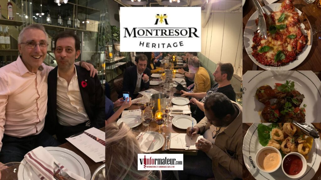 Dégustation des vins de Cantina Gioacomo Montresor: Edoardo Montresor, Restaurant Pizzeria Moretti.