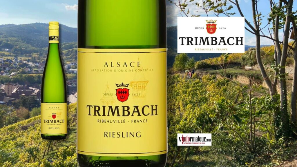 Riesling, Trimbach, France, Alsace, vin blanc, 2021 bouteille