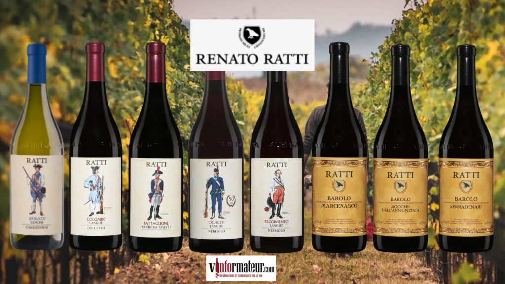 Dégustation des vins de Renato Ratti bouteilles