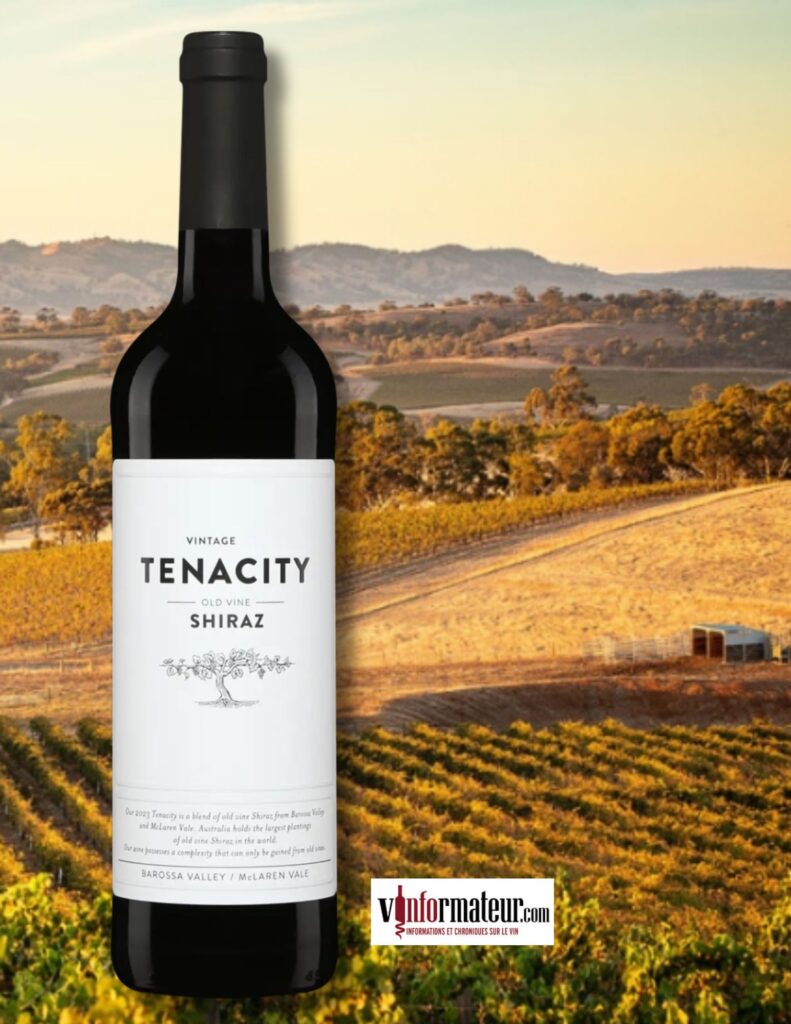Shiraz, Tenacity, Australie Méridionale (McLaren Vale et Barossa), vin rouge, 2023 bouteille