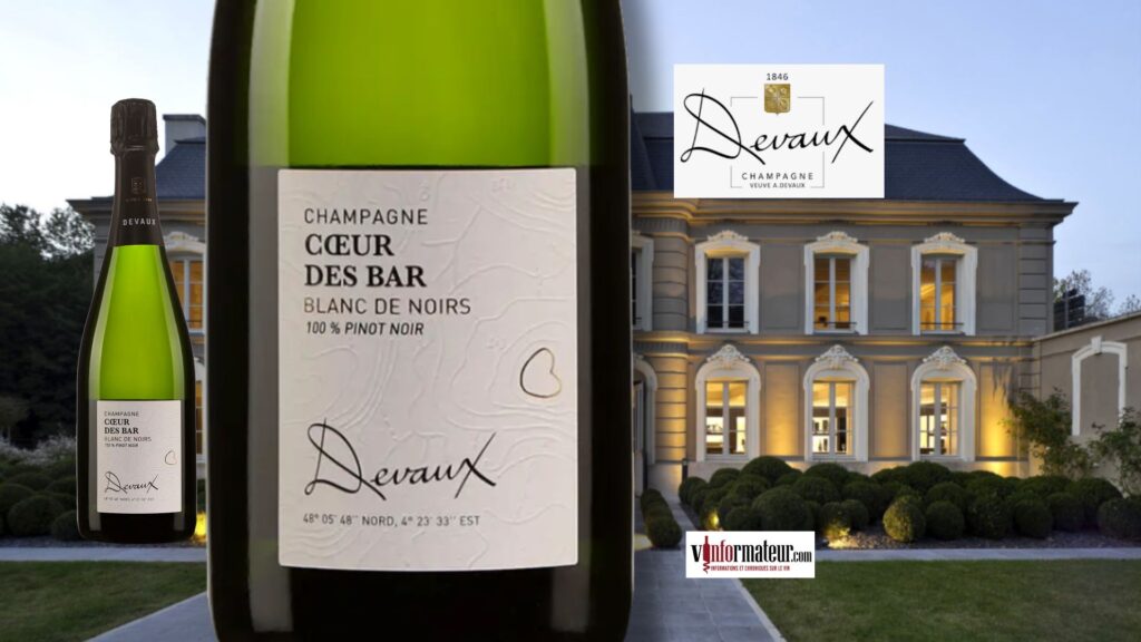 Champagne Devaux Cœur des Bar : Un Blanc de Noirs de la Côte des Bar.