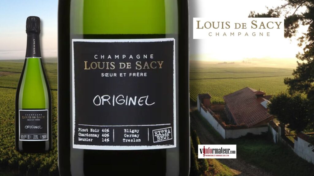 Champagne Louis de Sacy Cuvée Originel Extra Brut. Élégance, Fraîcheur et Minéralité.