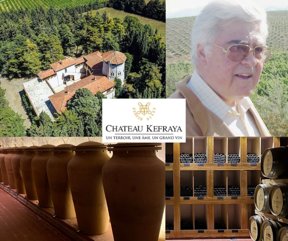 Château Kefreya: Michel de Bustros, château, chai