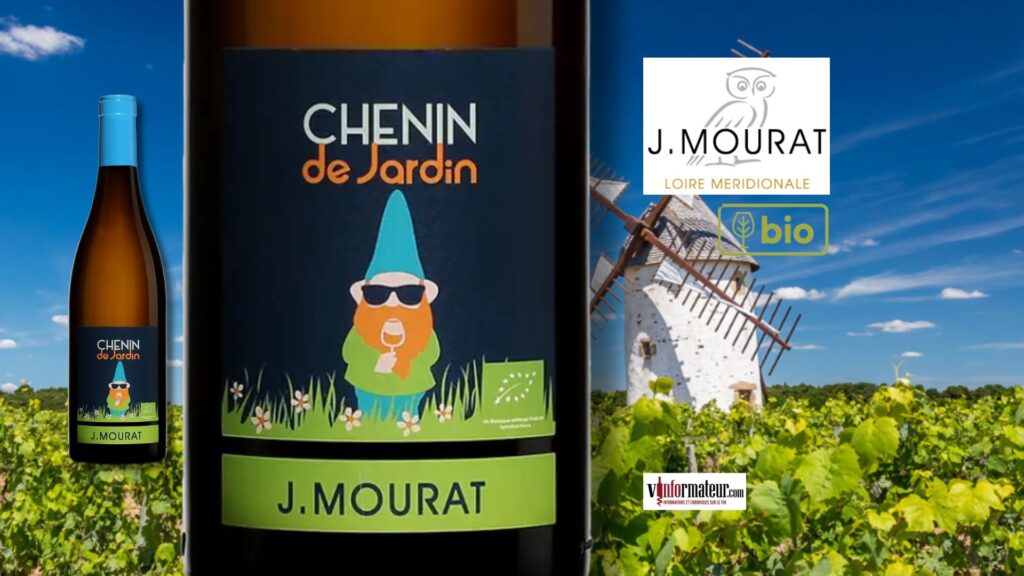 Chenin de Jardin, Val de Loire, Vignobles Mourat, vin blanc bio, 2023 bouteille
