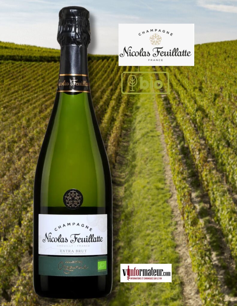 Nicolas Feuillatte, Collection Organic, Extra Brut, Champagne Bio, NM bouteille