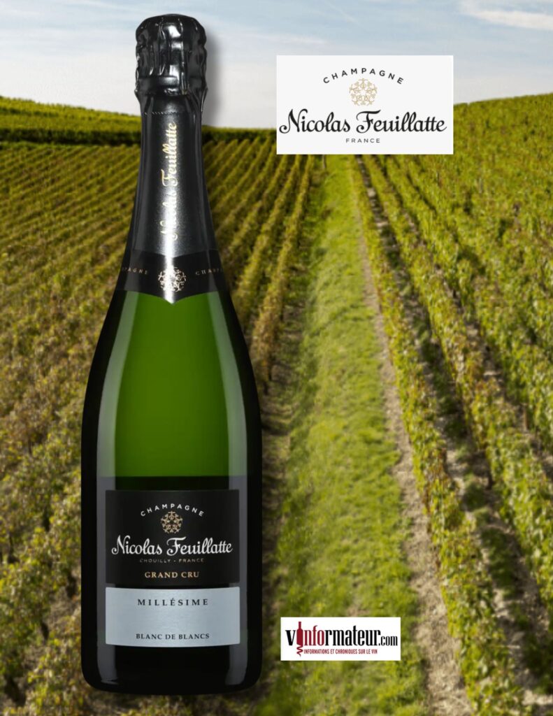 Nicolas Feuillatte, Blanc de Blancs, 2015 (2011 dégusté), Grand Cru millésimé bouteille