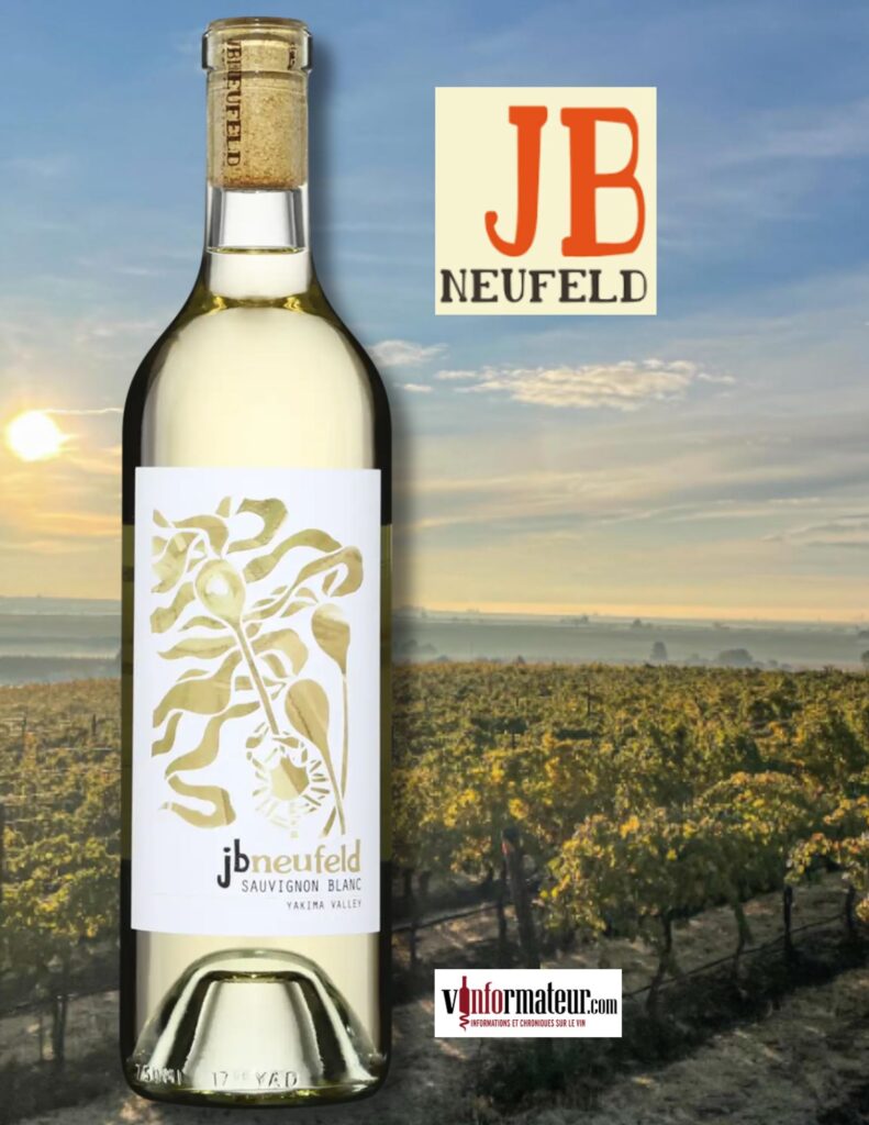 Sauvignon blanc, JB Neufeld, Washington State, Yakima Valley, vin blanc, 2023 bouteille