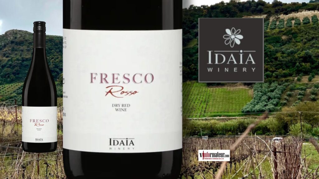 Idaia, Fresco Rosso 2022. Un vin généreux de la Crète.