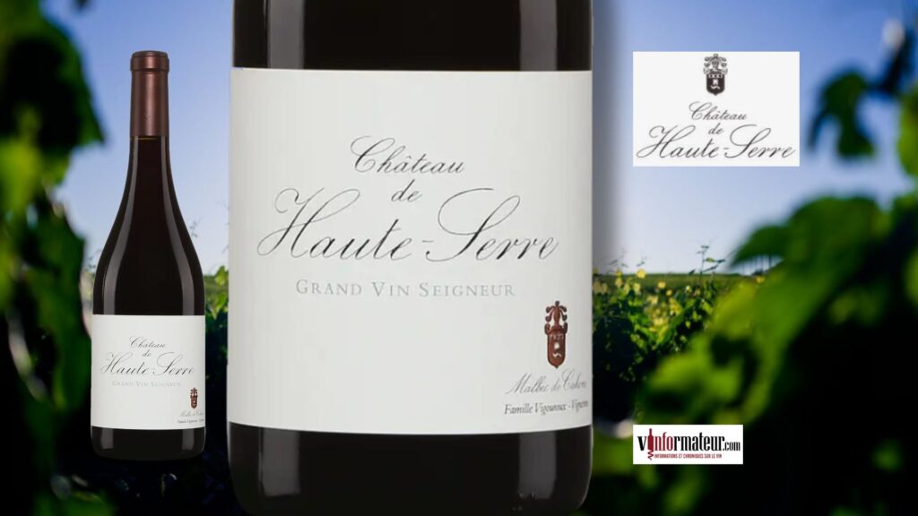 Château de Haute-Serre 2020, Grand Vin Seigneur : L’Élégance du Malbec au Cœur de Cahors.