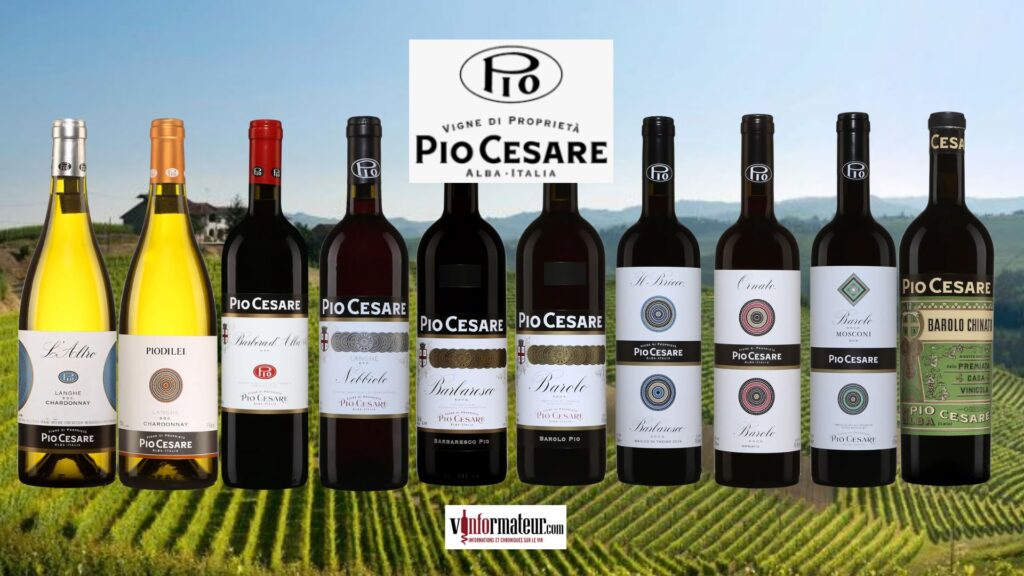Les vins de Pio Cesare bouteilles