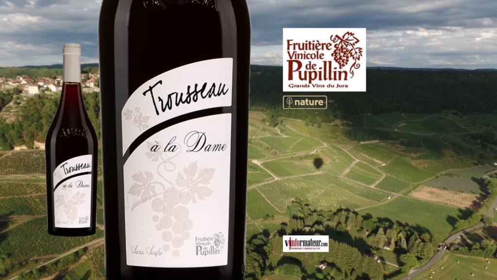 Trousseau à la Dame, Pupillin, 2023 : Un vin rouge nature du Jura qui réveille les papilles