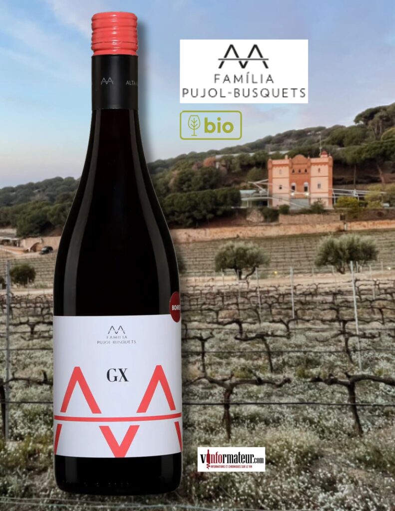 Alta Alella, GX, Espagne, Catalunya DO, Familia Pujol-Busquets, vin rouge bio, 2023 bouteille