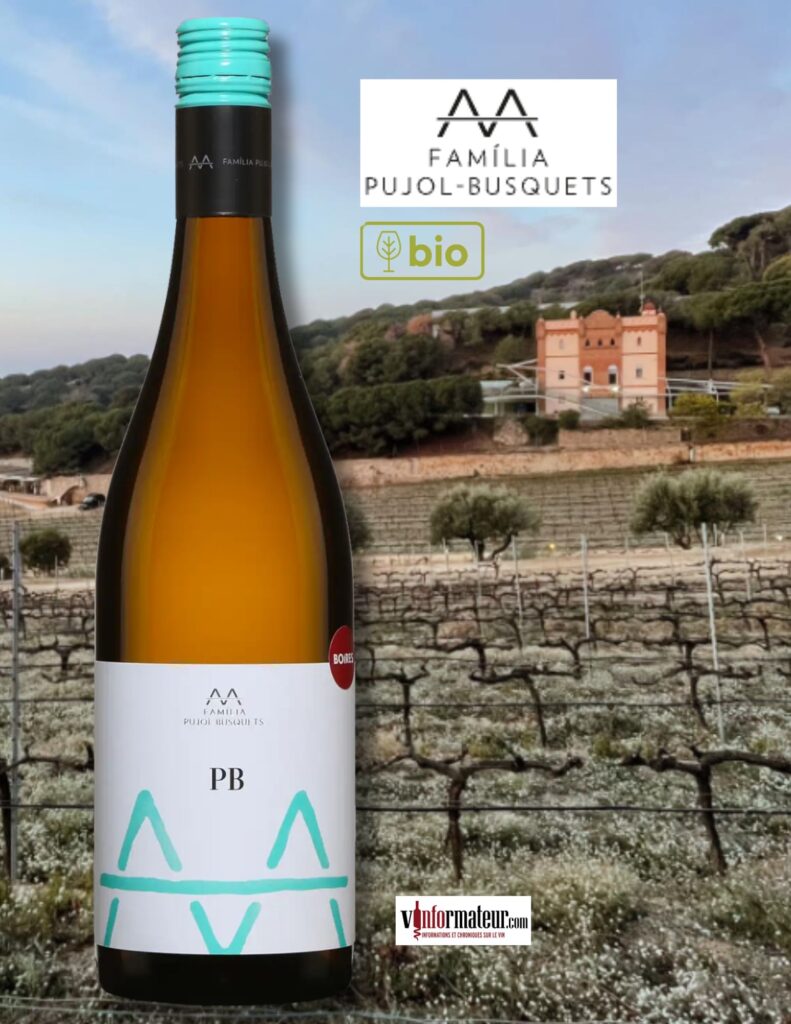 Alta Alella, PB, Espagne, Alella DO, Familia Pujol-Busquets, vin blanc bio, 2023 bouteille