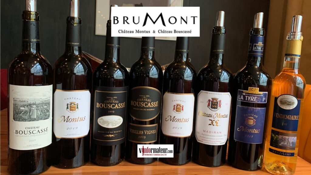 Dégustation des vins d'Alain Brumont bouteilles