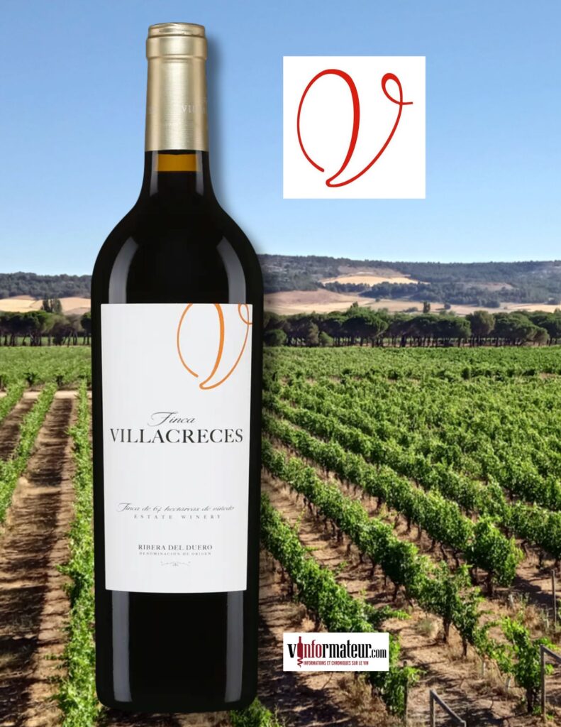 Finca Villacreces, Espagne, Ribera del Duero, Castille Leon, vin rouge, 2020 bouteille