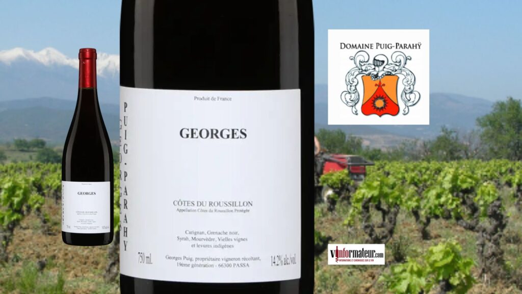Georges 2017 : Une pépite des Côtes du Roussillon du Domaine Puig-Parahy, dense et structuré.