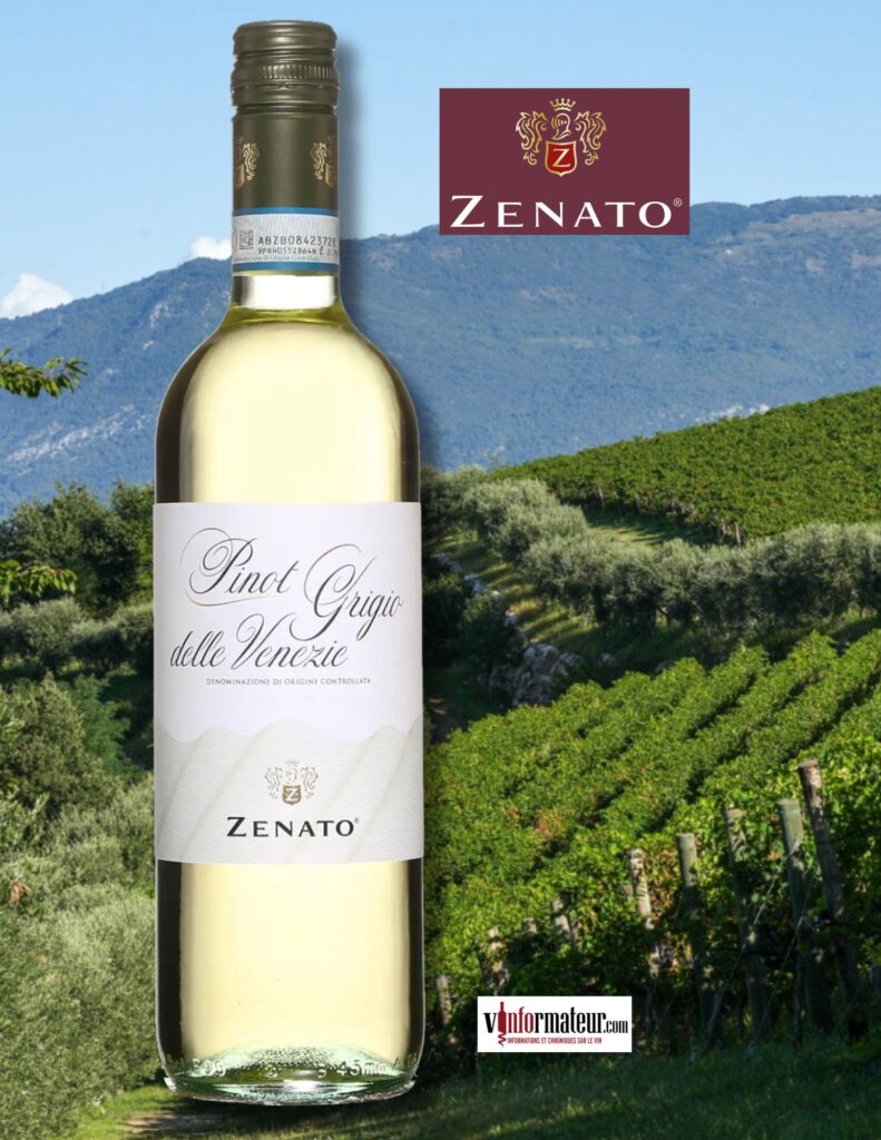 Zenato, Pinot Grigio delle Venezie, vin blanc, 2023 bouteille