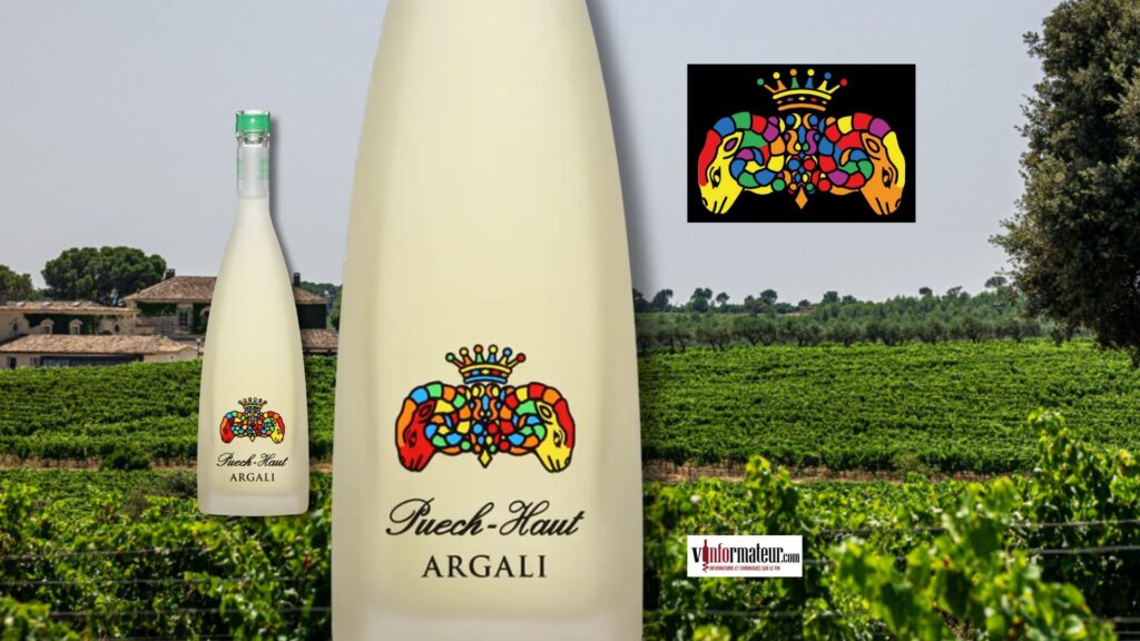 Argali, 2023, Château Puech-Haut. Découvrez ce vin blanc du sud de la France empreint de fraîcheur et goûteux à souhait!