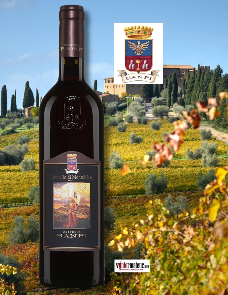Castello Banfi, Brunello di Montalcino DOCG, vin rouge, 2020 bouteille