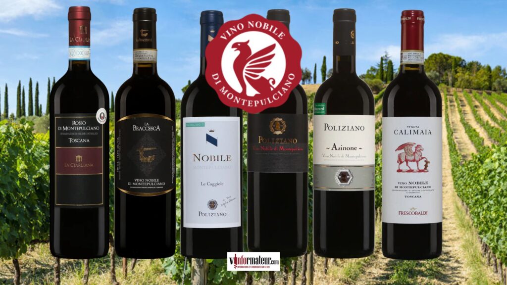 Les vins de l’appellation Vino Nobile di Montepulciano qui ont particulièrement retenu mon attention!!