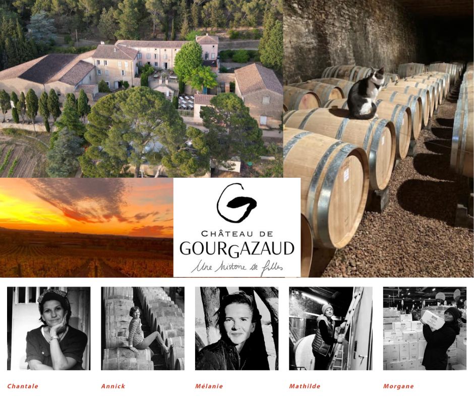 Château de Gourgazaud: femmes du Château, chai et vignobles