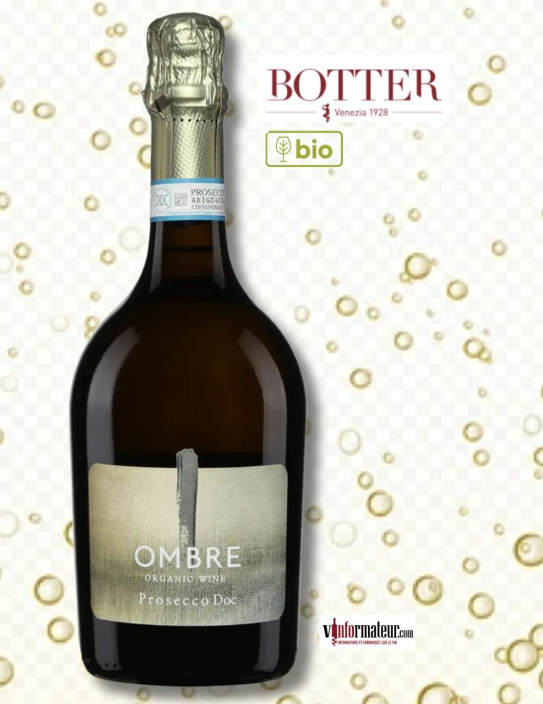 Ombre, Prosecco bio DOC, Botter bouteille
