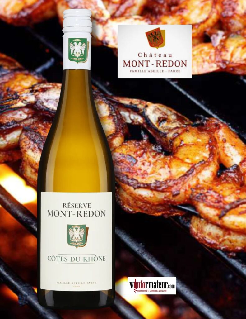 Réserve Mont-Redon, France, Côtes du Rhône, vin blanc, 2023 bouteille