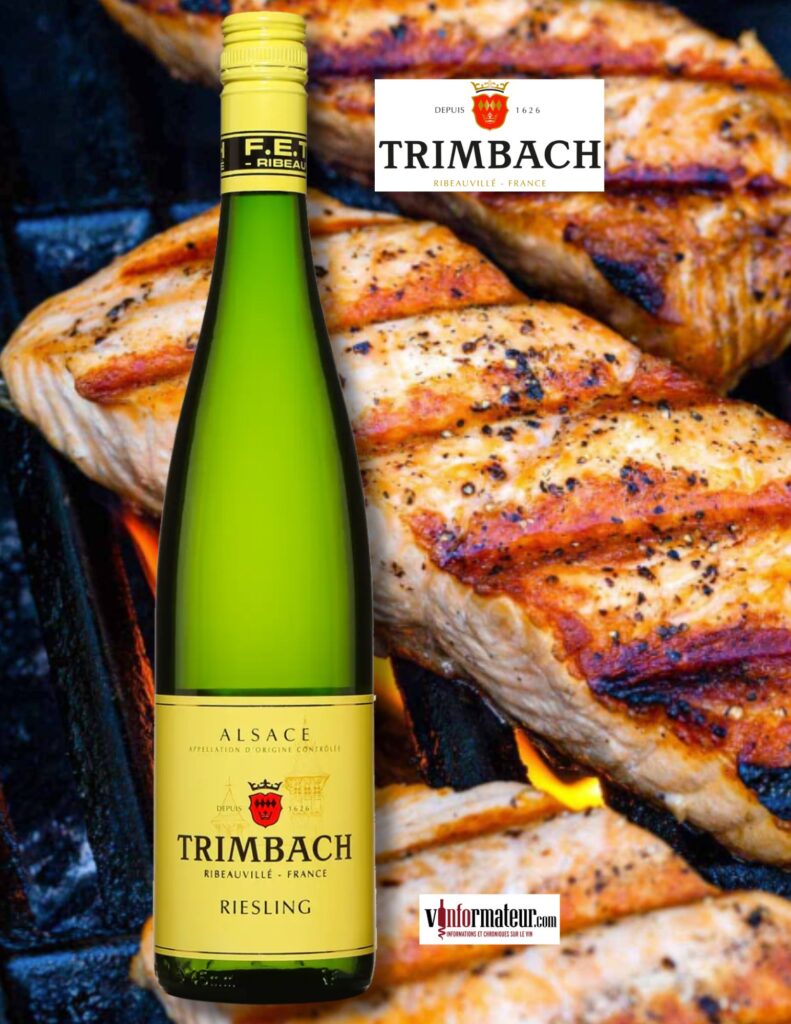 Riesling, Trimbach, France, Alsace, vin blanc, 2022 bouteille