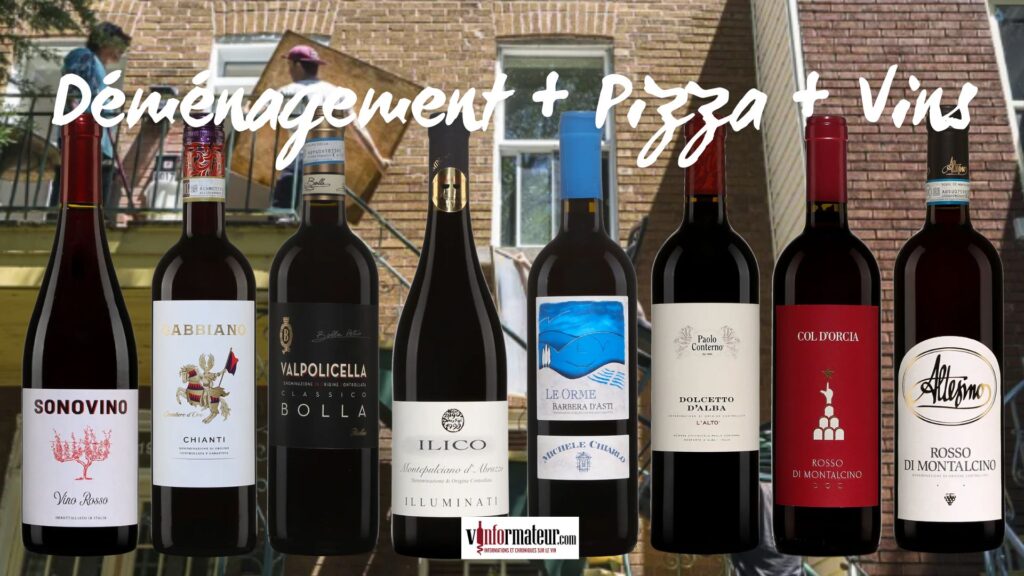 Déménagement + Pizza + Vins!!