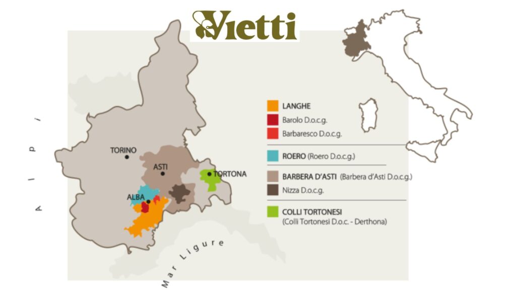 Carte viticole Vietti