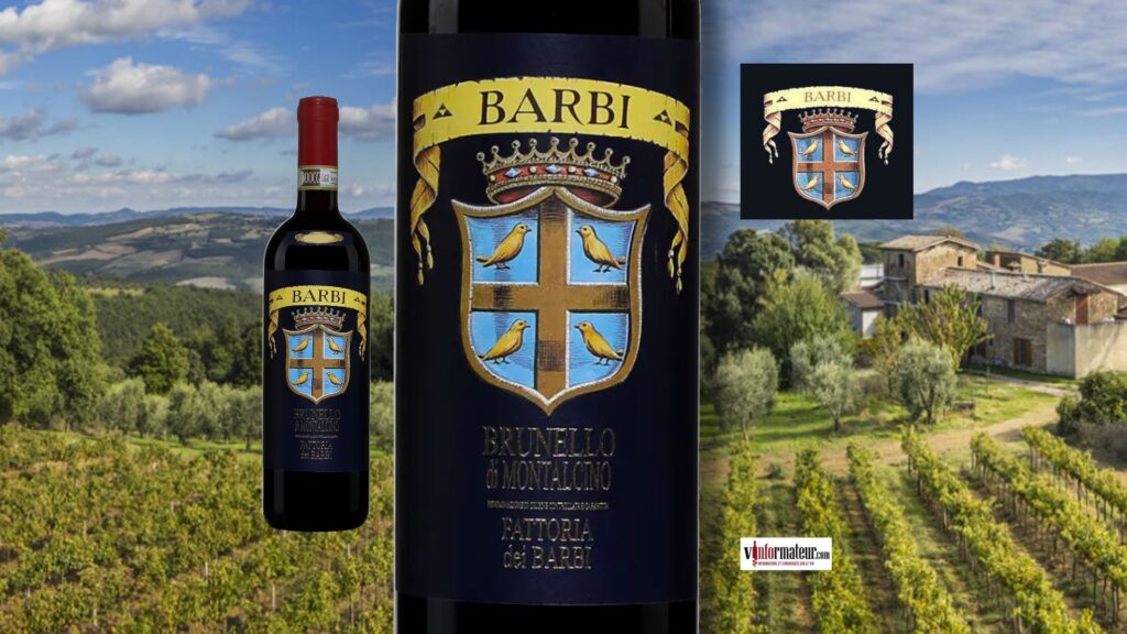 Brunello di Montalcino, Fattoria dei Barbi, vin rouge, 2019 bouteille