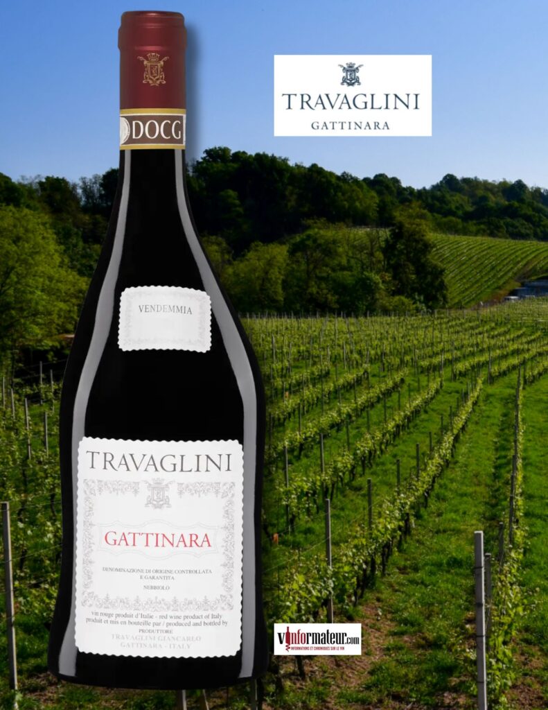 Travaglini, Gattinara DOCG, Italie, Piémont, vin rouge, 2020 bouteille