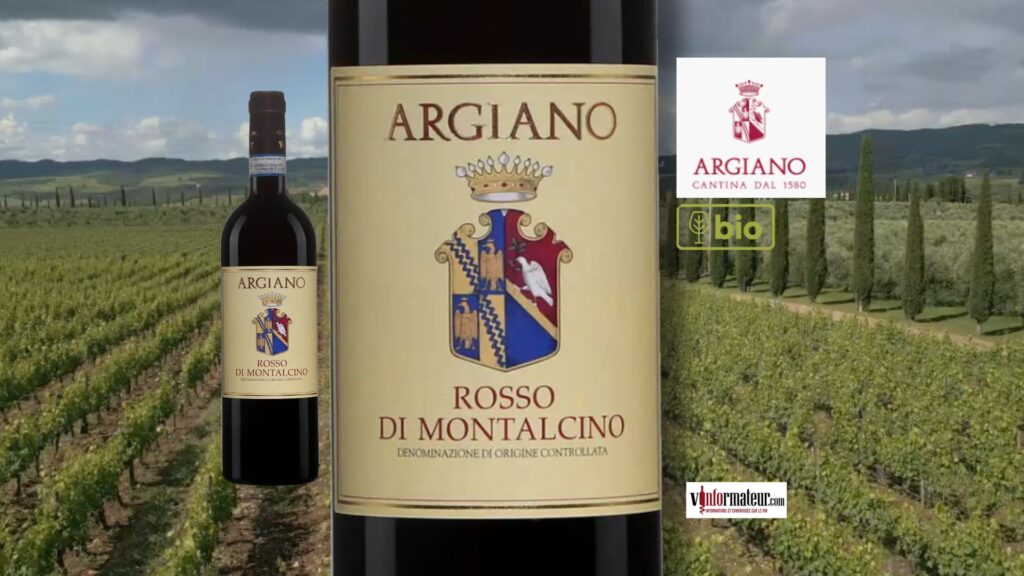 Argiano, Rosso di Montalcino DOC, vin rouge bio, 2023 bouteille