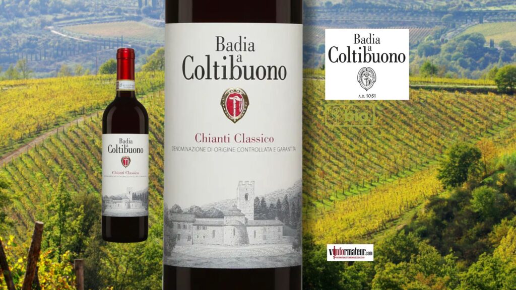 Badia a Coltibuono, Chianti Classico DOCG, vin rouge bio, 2021 bouteille