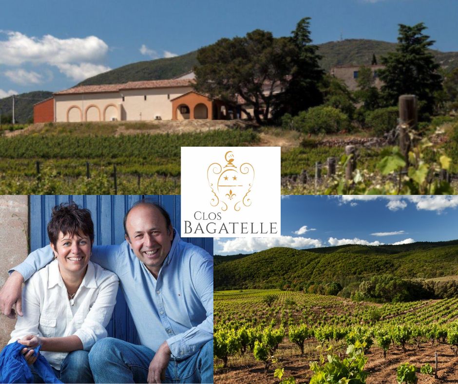 Clos Bagetelle: Luc et Christine, vignoble et chai