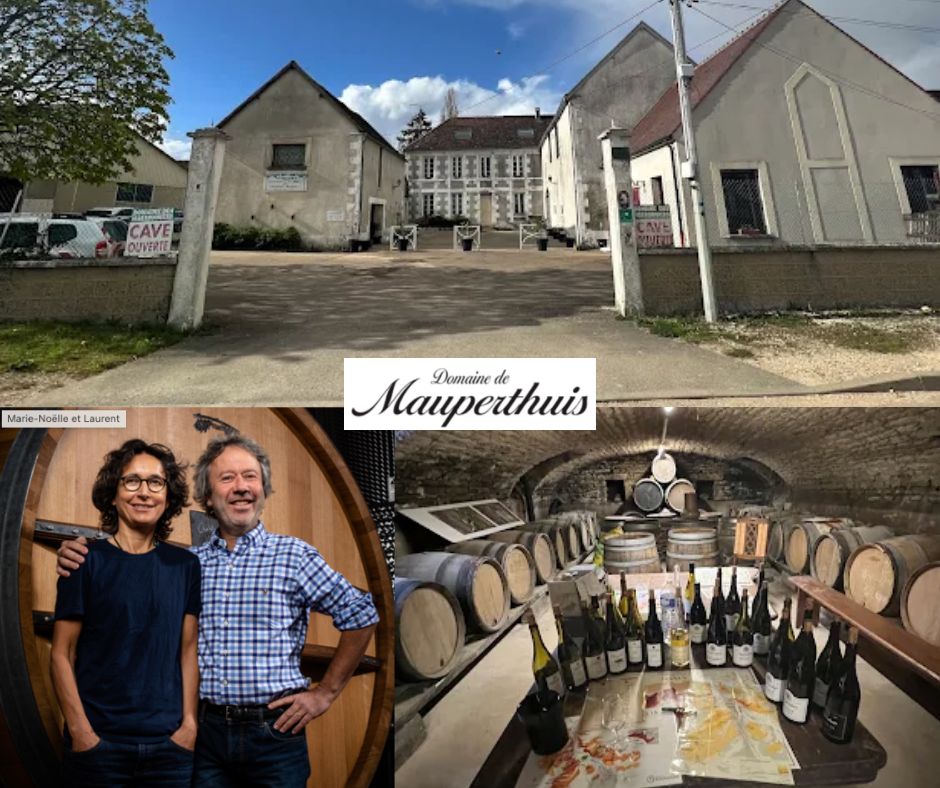 Domaine de Mauperthuis: Marie-Noelle et Laurent, chai
