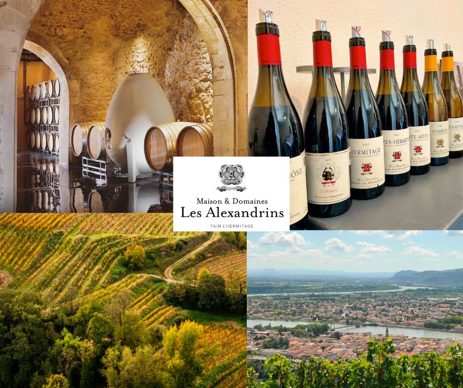 Domaine et Maison les Alexandrins: vins, chai et vignobles