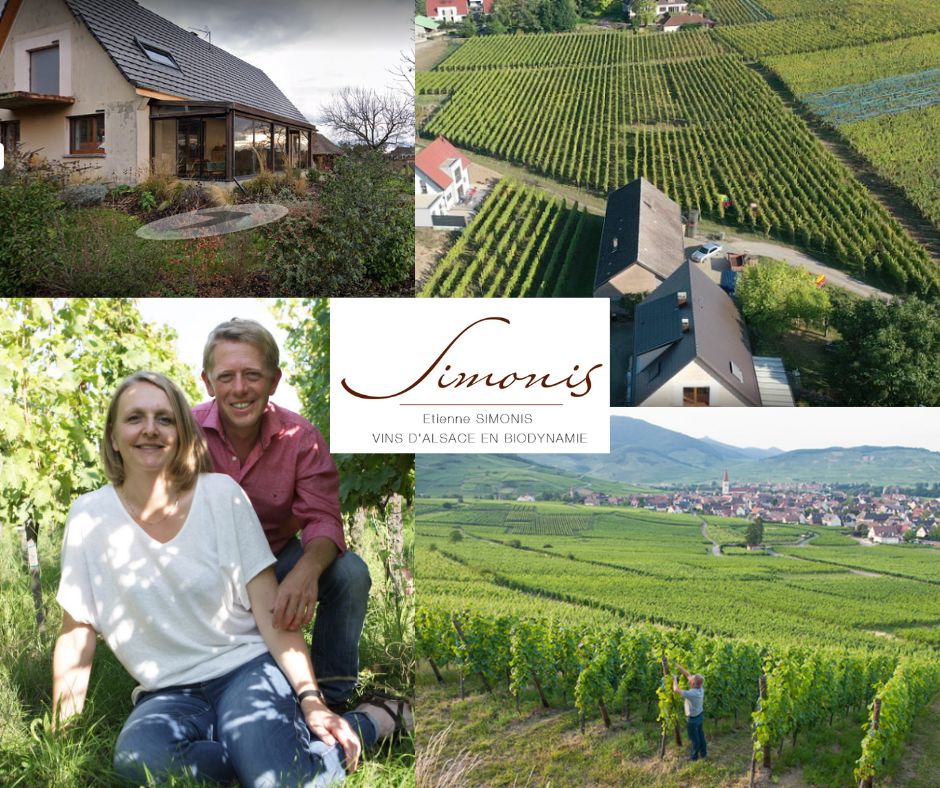 Domaine Etienne Simonis: Etienne et Katia, chai et vignobles