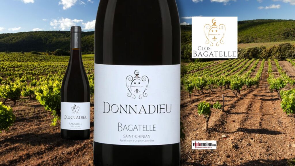 Donnadieu, Bagatelle, France, Languedoc-Roussillon, AOP Saint-Chinian, vin rouge, 2023 bouteille